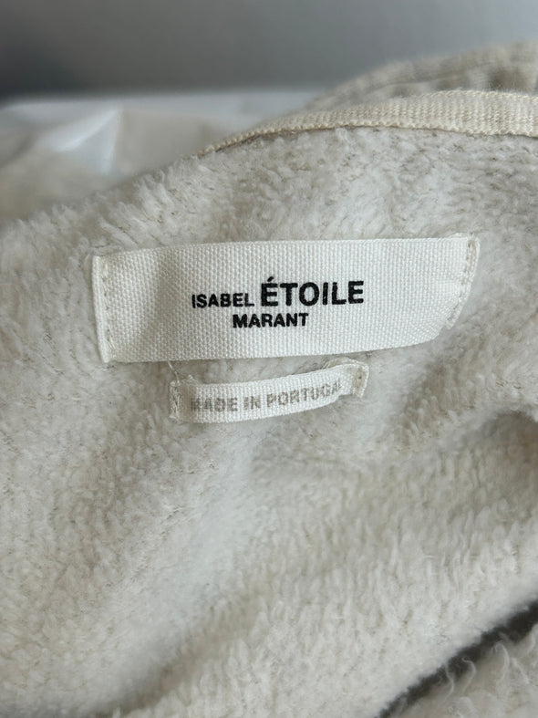 Sweat à capuche crème