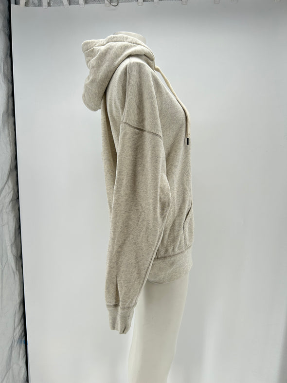 Sweat à capuche crème