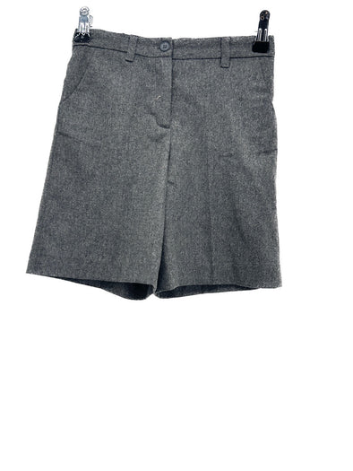 Short en laine gris