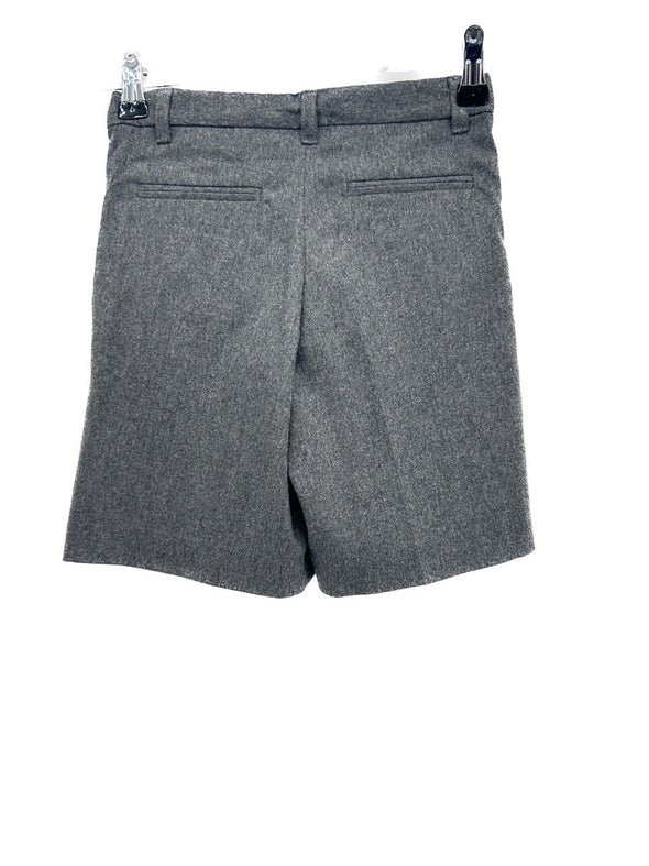 Short en laine gris