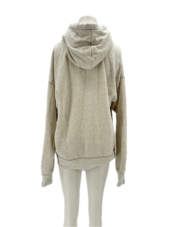 Sweat à capuche crème