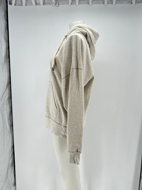 Sweat à capuche crème