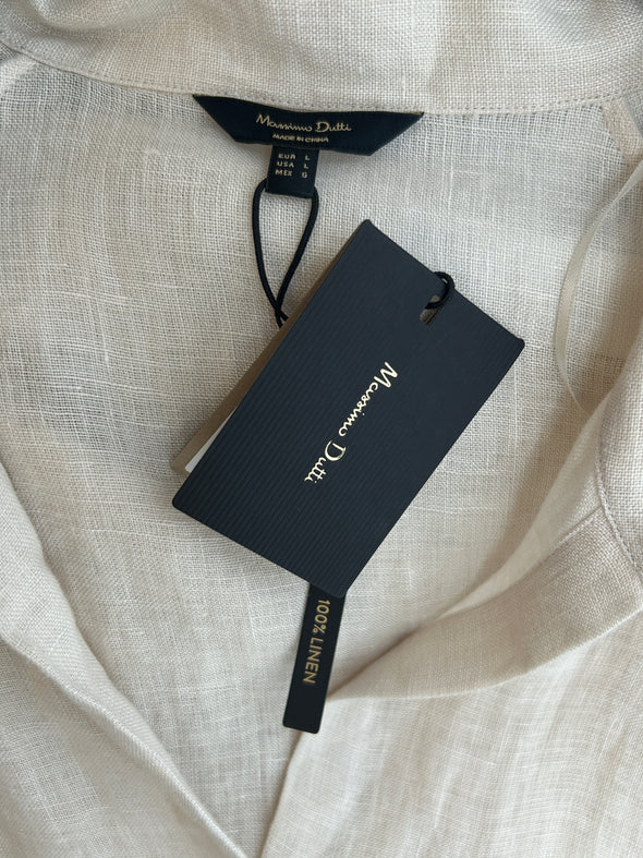 Robe chemise en lin