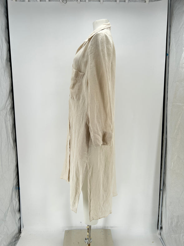 Robe chemise en lin