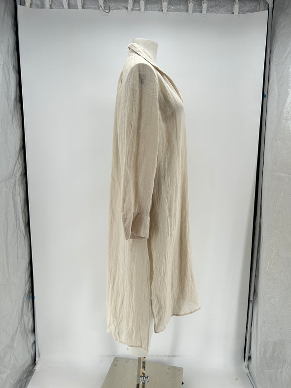 Robe chemise en lin