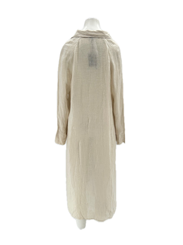 Robe chemise en lin