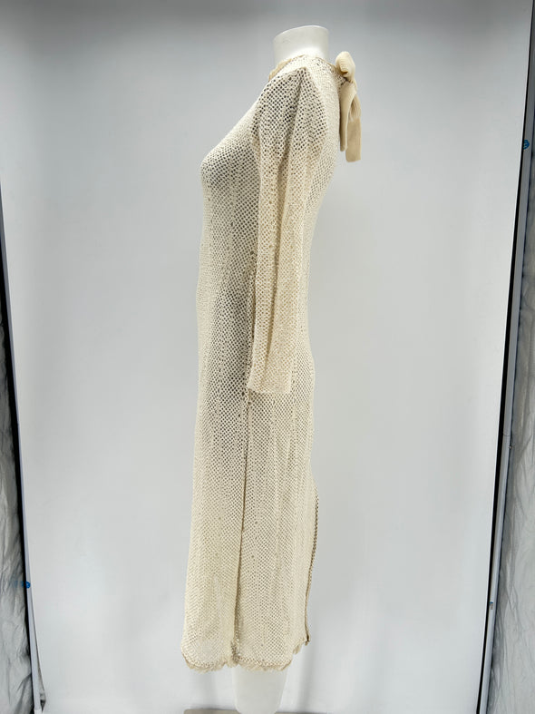 Robe en maille ajourée