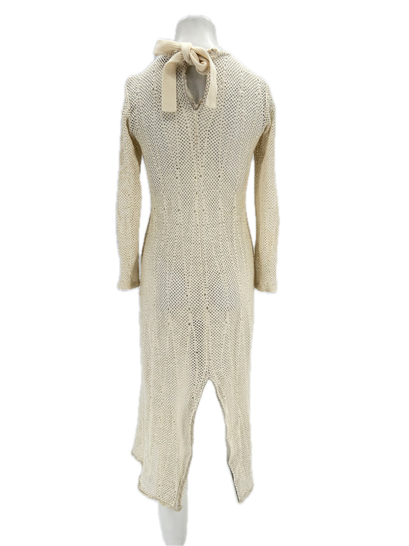 Robe en maille ajourée
