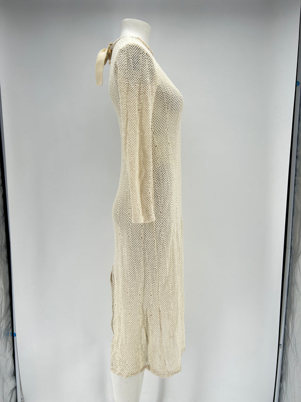 Robe en maille ajourée