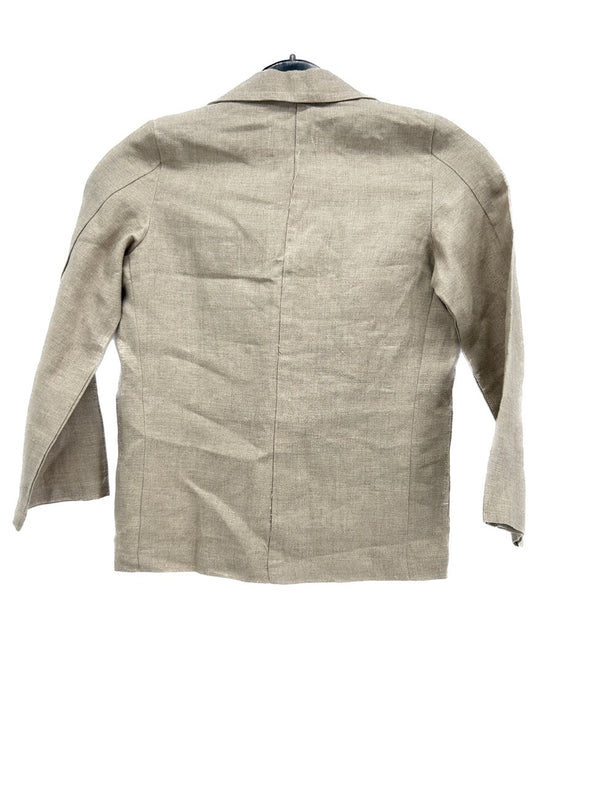 Veste en lin beige