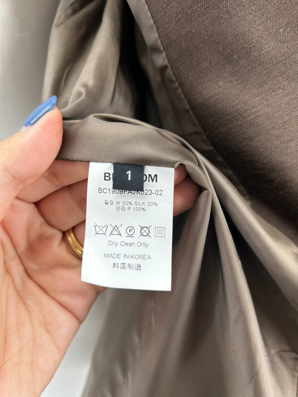 Veste de costume marron