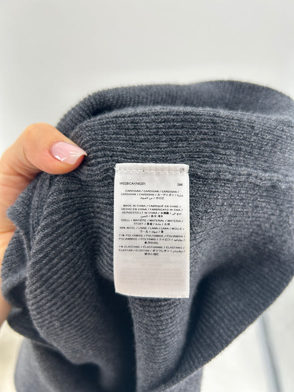 Gilet en laine gris