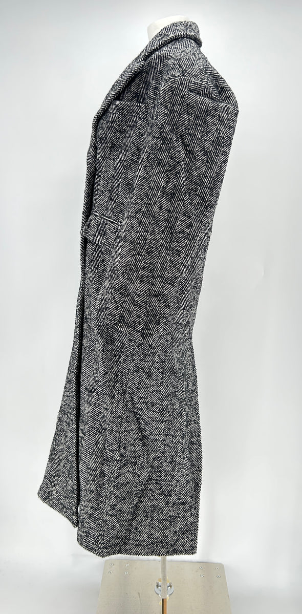 Manteau gris en laine