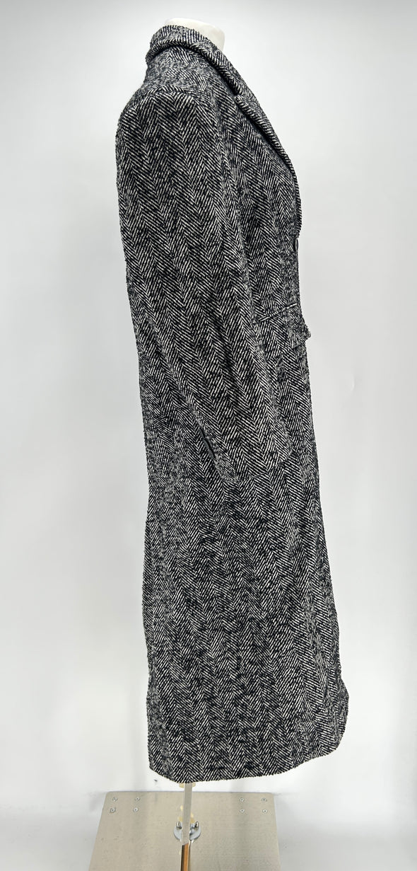 Manteau gris en laine