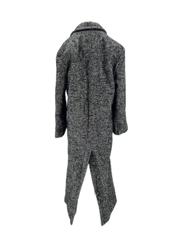 Manteau gris en laine