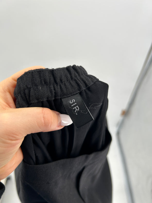 Pantalon en lin noir