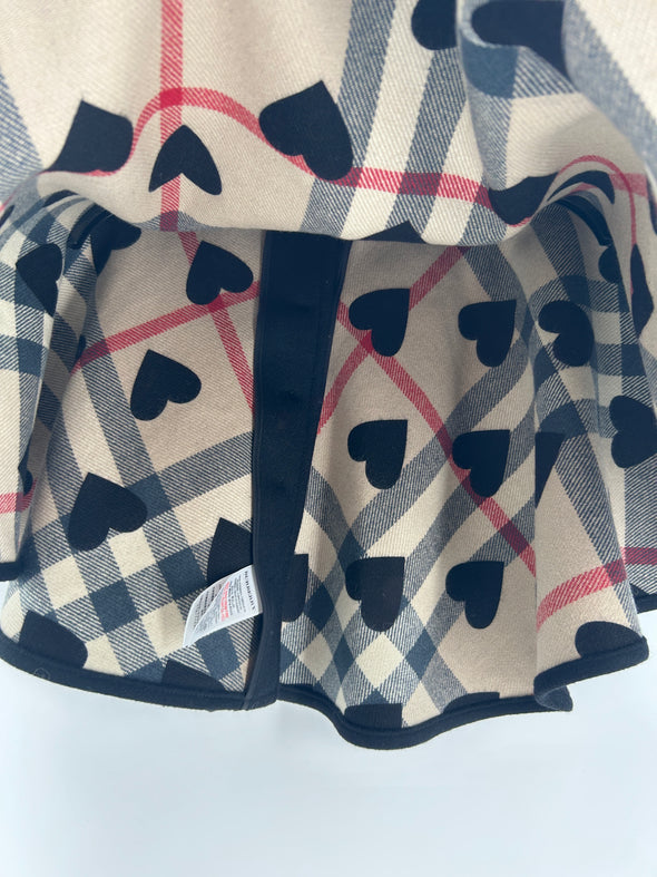 Cape noire en laine