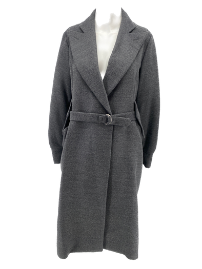 Manteau gris en laine