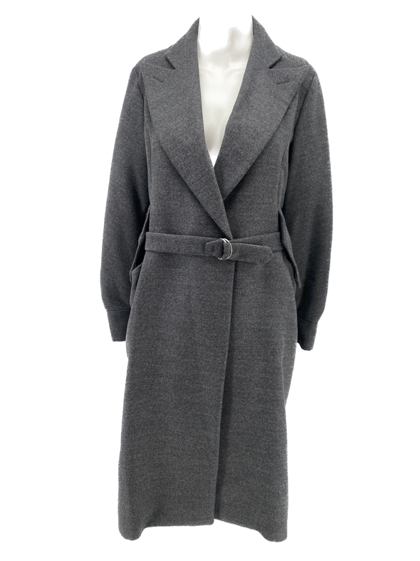 Manteau gris en laine