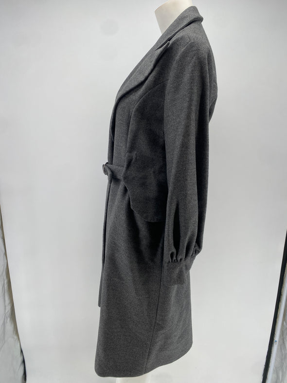 Manteau gris en laine