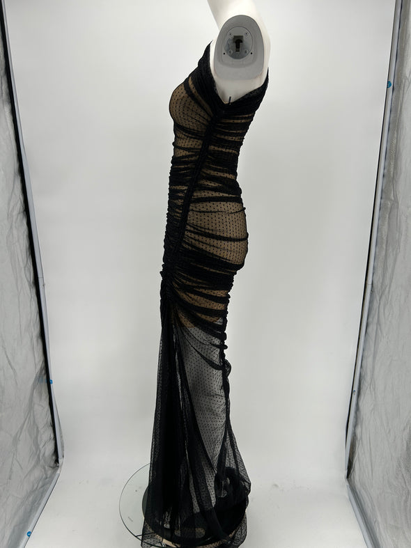 Robe en tulle noire