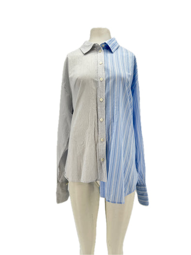 Chemise bicolore