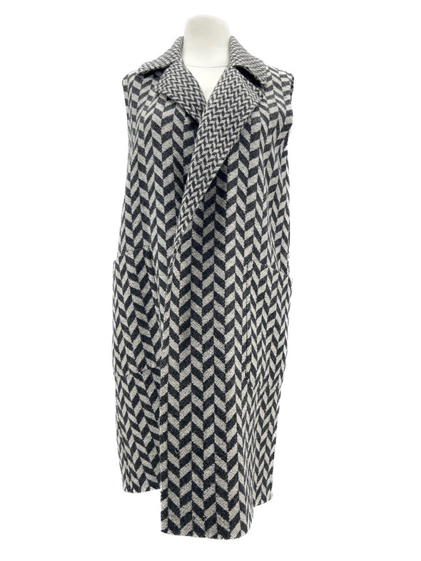 Veste en laine réversible