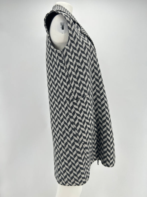 Veste en laine réversible