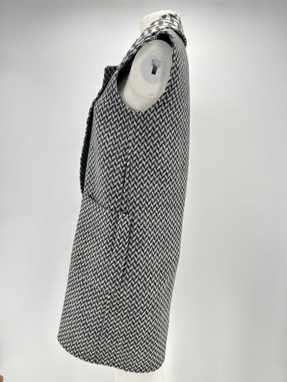 Veste en laine réversible
