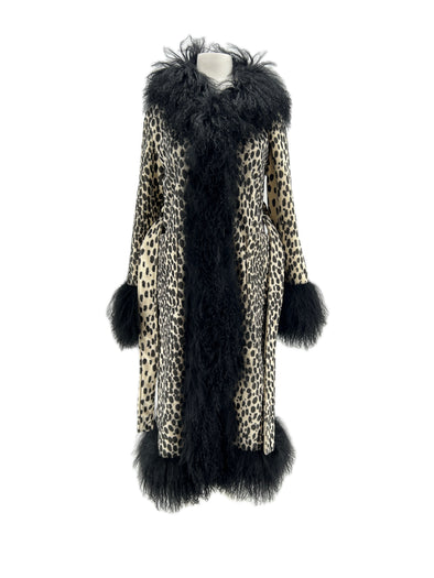 Manteau en fausse fourrure