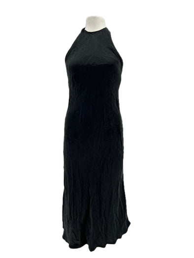 Robe en soie noire