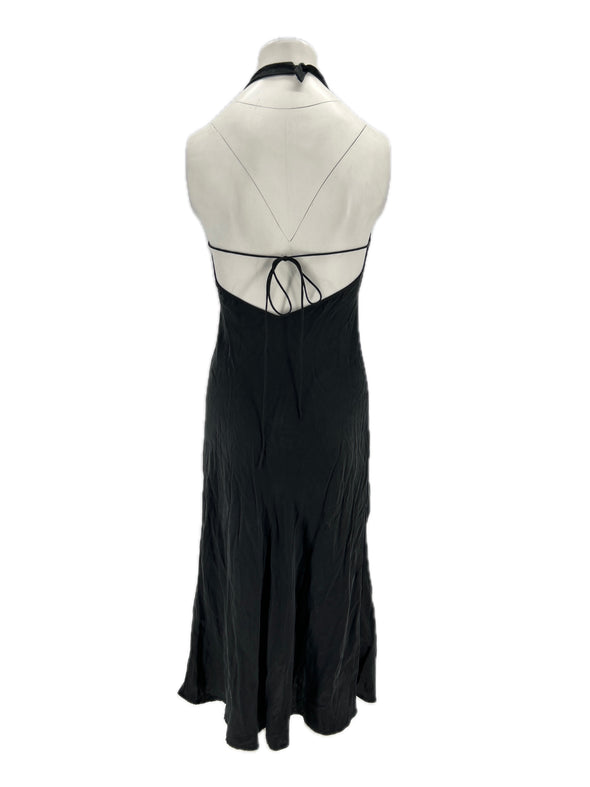 Robe en soie noire