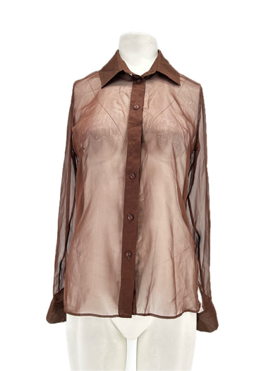 Chemise marron