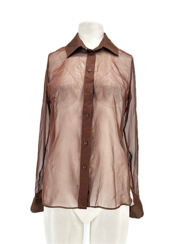 Chemise marron