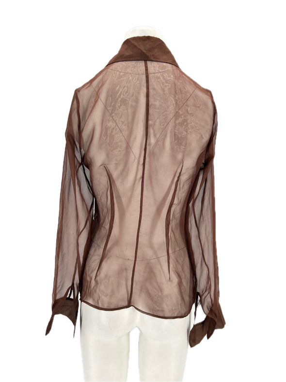 Chemise marron