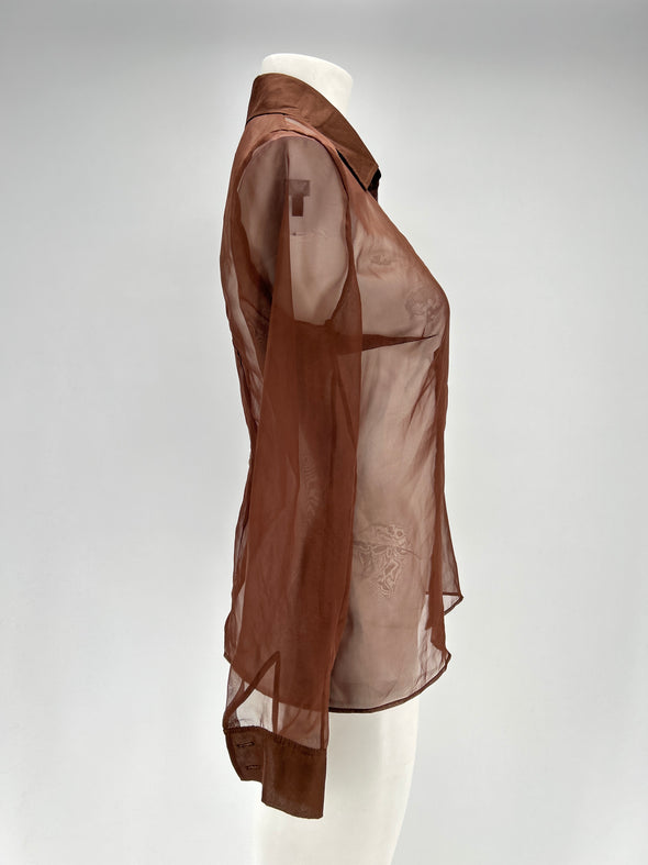 Chemise marron