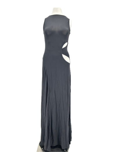 Robe noire "Abelia"