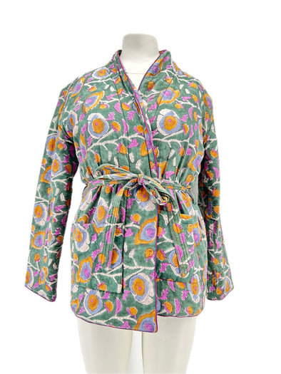 Veste imprimée en coton