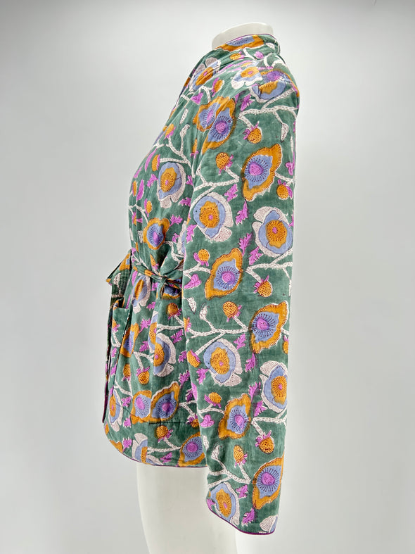 Veste imprimée en coton