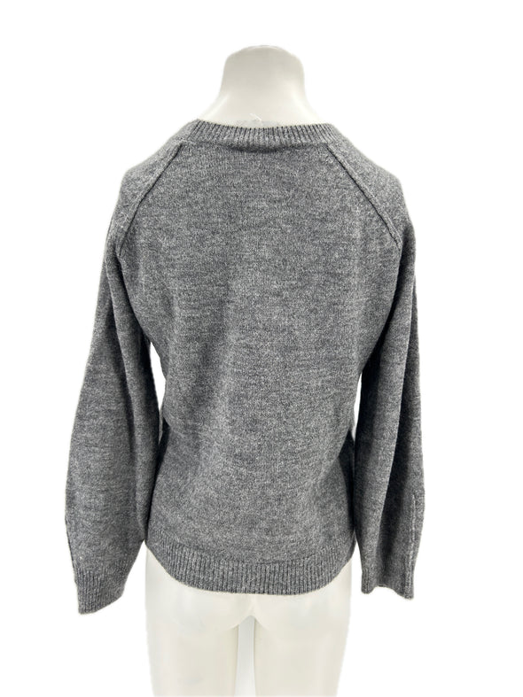 Pull en laine gris