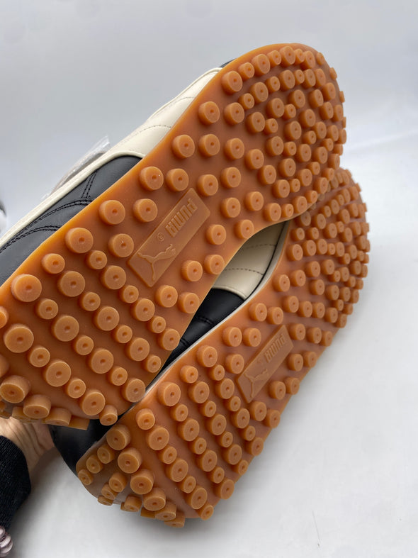 Baskets "Avanti" en cuir noires