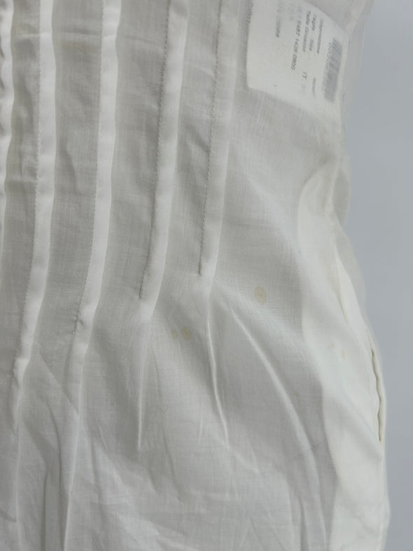 Chemisier froncé blanc