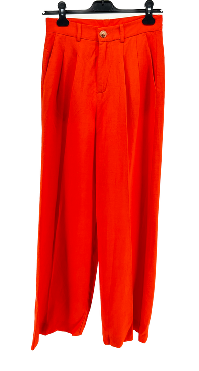 Pantalon orange à pinces