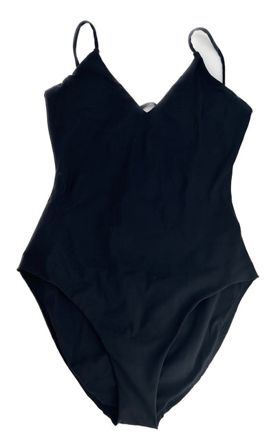 Maillot de bain une pièce noir à dos nu