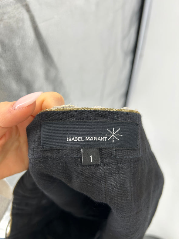 Débardeur noir, doré et perlé