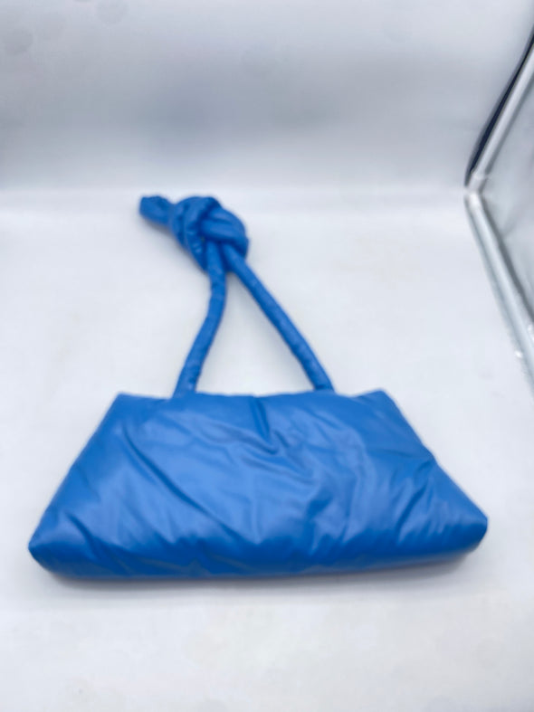 Sac matelassé bleu