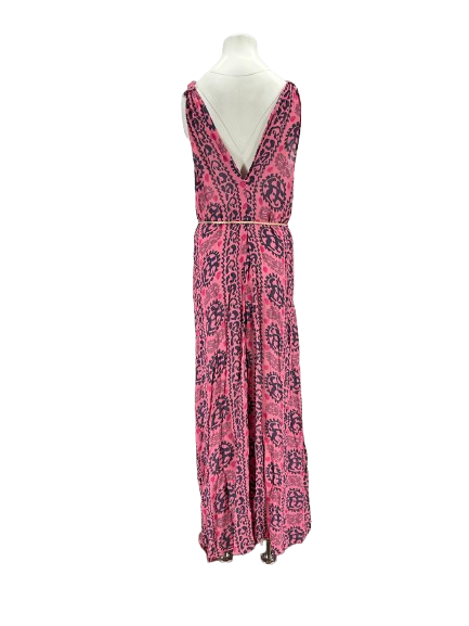 Robe rose imprimée