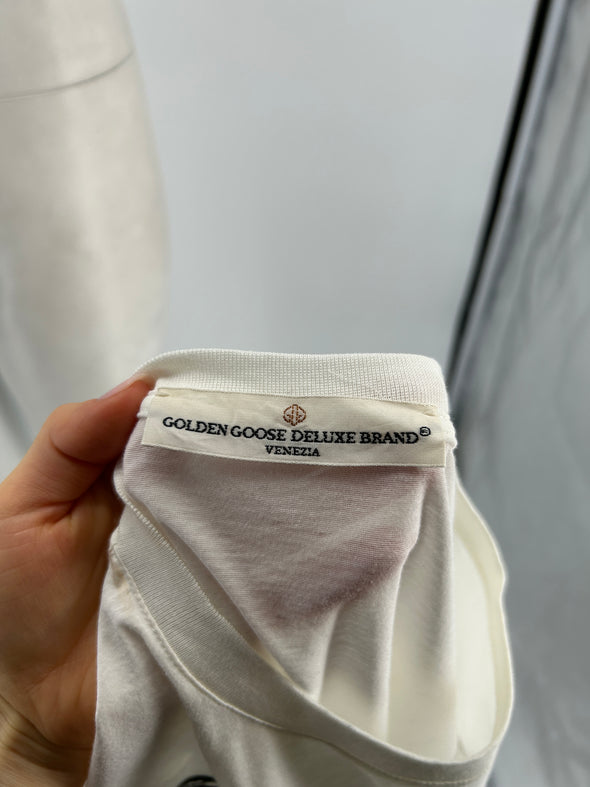 T-shirt blanc papillon