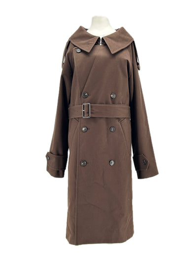 Trench-coat marron