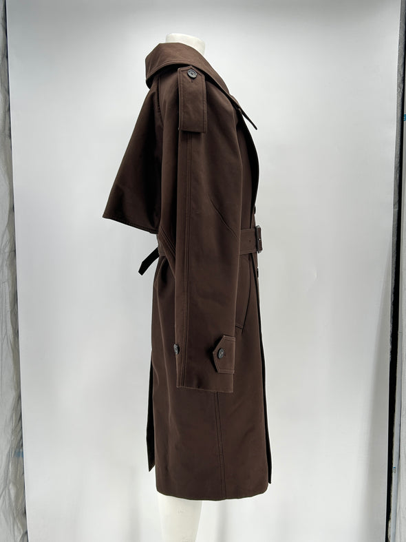 Trench-coat marron